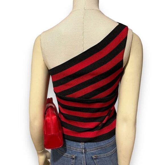 Revolve Dior Vintage Parfum Red Satin Toiletry Bag or Purse Clutch with Buckle - Picture 5 of 12